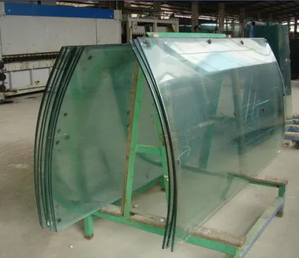 Architectural Curved Glass Curtain Wall For Office Building , Heat Insulation