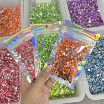 WHATSTONE Fluorescent Resin Rhinestones: Neon Jelly Flatbacks that Glow under UV Light - Perfect for Tumbler DIY Projects