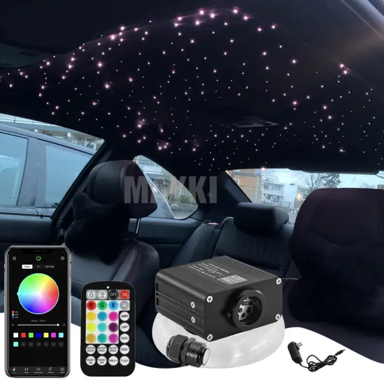 Twinkle APP Control Light Engine Kit - 600pcs Fiber Optic Star Ceiling Sky Decoration