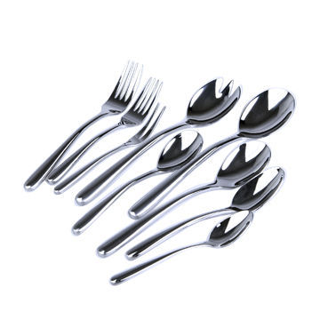 Cutlery Stainless Steel Flatware Set, Mirror Surface Finish, Available in Various Thicknesses/Weight