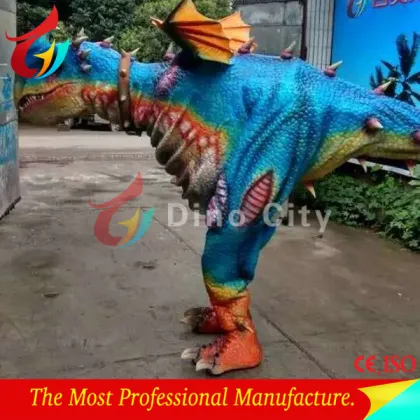 Life size walking dinosaur costume