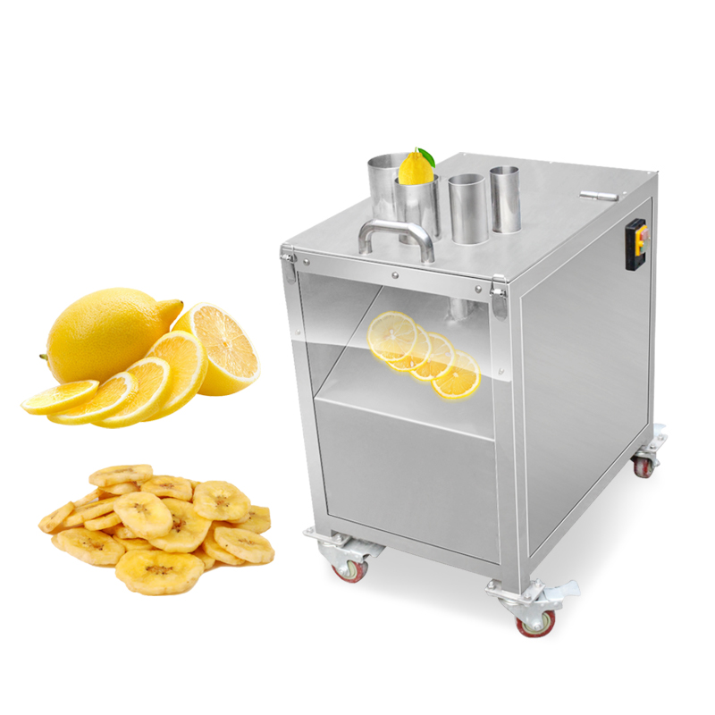 Máquina de corte de pepino de limão de banana da banana
