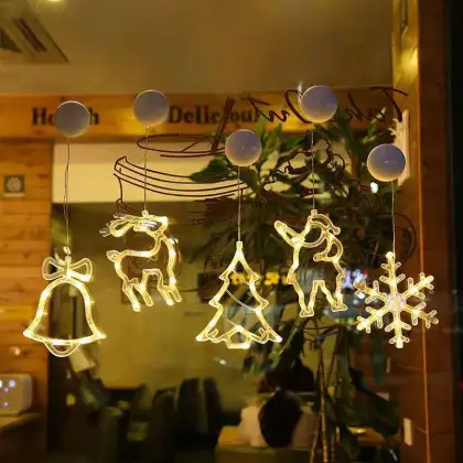 LED Christmas Decorative Suction Cup Light