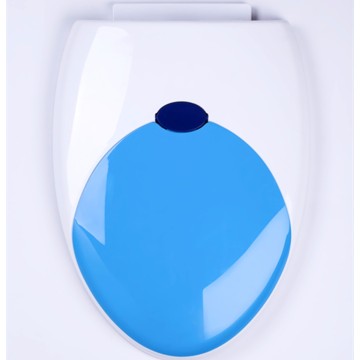 Smart hygienic slow close plastic toilet seat