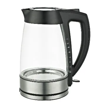 1.7L Schott Glass Cordless Electric Water Kettle