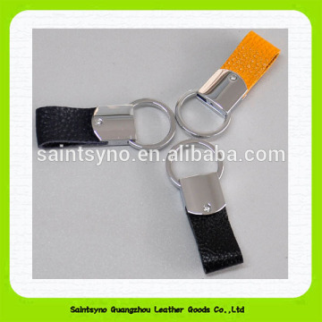 New Design Custom Embossed Leather Car Key Chain 15052