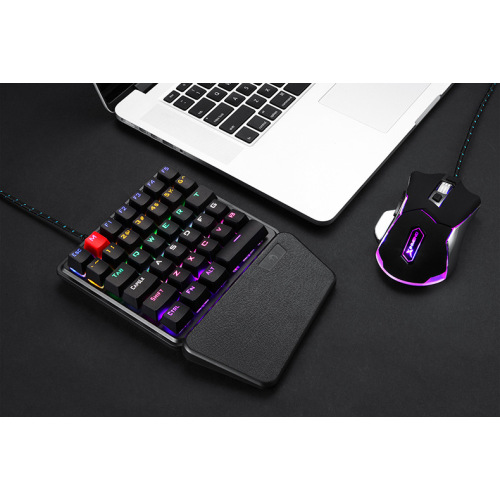 Custom Logo Backlight Gaming Keyboard Wried RGB Game keyboard Supplier