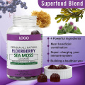 갑상선 지원 Elderberry Seamoss Gummies