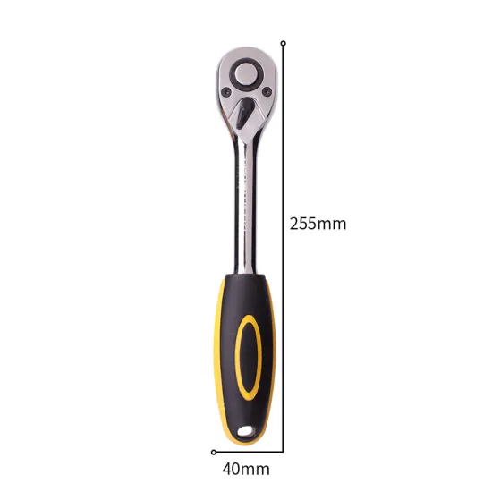 Deli DL2521 Hand tools multifunctional torque rachet socket wrench spanner 12.5mm 45teeth