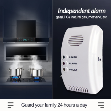Alarma de detector de gas de GLP fotoeléctrico portátil, detector de fuga de gases electrónicos