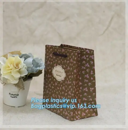 custom made shopping paper gift bag, Biodegradable Gift Clothes Paper Packaging Bag, christmas recyclable kraft paper gift paper