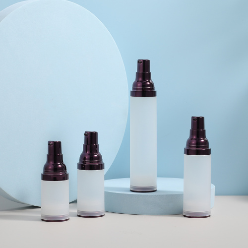 PP Airless Bottle 20ml 30ml 50ml Airless Lotion Bottles for Skincare Factory