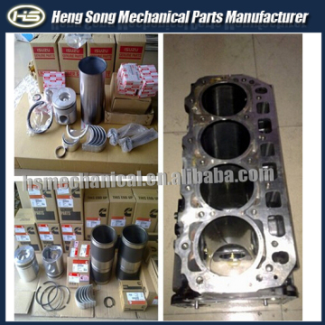 Excavator 4D95 engine parts 6204-31-2121, 4D95 engine cylinder liner kit, 4D95 engine cylinder block, 4D95 engine main bearing