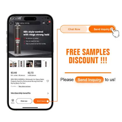 Mens Hair Styling Spray - Professional Hair Strong Holding Spray