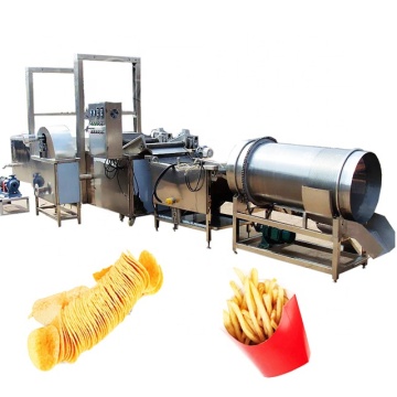 Vollautomatische industrielle gewerbliche gefrorene Pommes Frites und Kartoffelchips herstellen Maschine