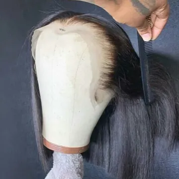 Raw Indian Virgin Natural Human Hair Lace Front Wig For Black Women Yeswigs HD Full Lace Frontal Closure Wig Human Hair Vendor