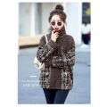 Lambswool Fur eine kurze Jacke weiblich