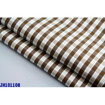 Cotton Nylon Spandex checked yarn dyed fabric