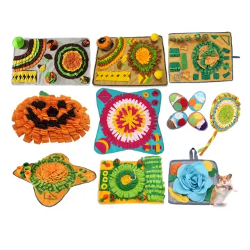 Geerduo Wholesale Custom Polar Fleece Felt Pet Dog Slow Feeding Snuffle Mat
