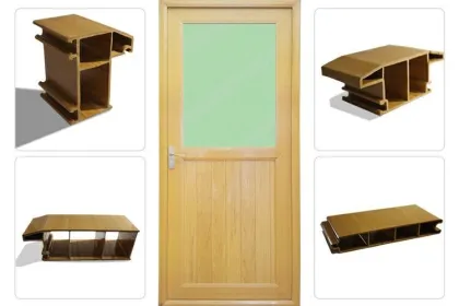 Used commercial glass doors PVC bathroom door with soundproof and fireproof