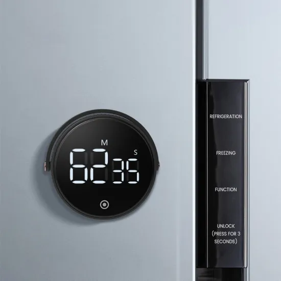 Hot Sale Factory Round Magnetic LED Display Countdown Timer