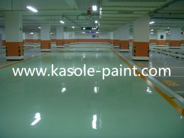 Waterborne epoxy resin floor