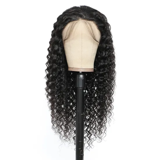Hd Lace Front Wigs 13x6 Deep Part, Indian Temple Virgin Cuticle Aligned human hair hd Curly full lace front Human Hair Wigs