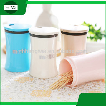 plastic mini can seasoning pot toothpick box dispenser container holder