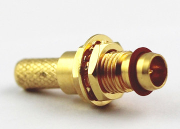 Straight BMA Gold Plated RF Connector
