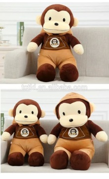 the Customized best cut strap monkey Plush Toy