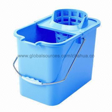 Plastic Floor-cleaning Pail, Can Prevent Mop Head from Dropping Water Before Mopping, 16.8 Liters