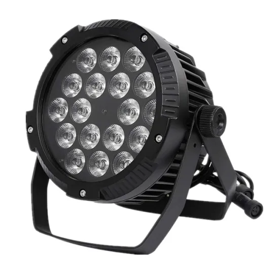 2021 New Arrival Outdoor IP65 Waterproof 18x18W RGBWA UV Slim LED PAR Light PAR64