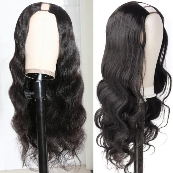 Promotion Used Sale Upart Unprocessed Virgin U Part Blonde Wig Human Hair