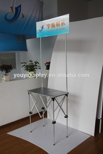 aluminum booth tables