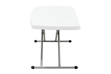 Adjust-Height Plastic Folding Garden Dining Room Table