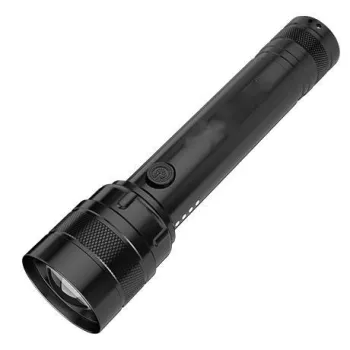 2023 Rechargeable LED Flashlight with Mobile Charger: Ideal for Camping and Fishing