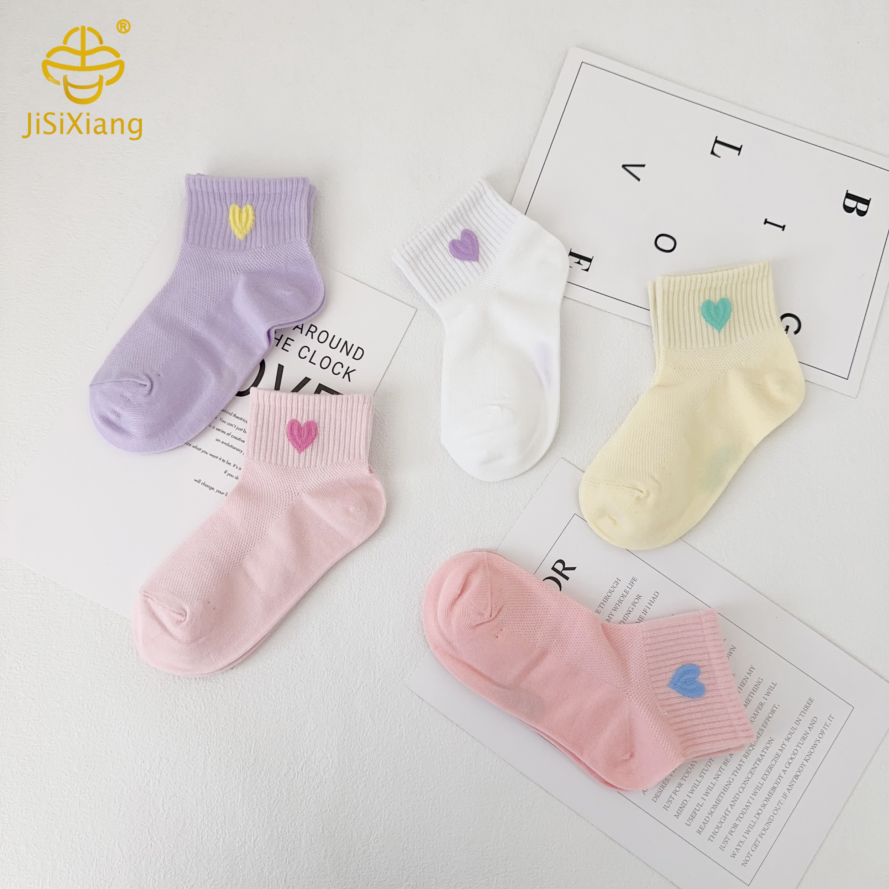 Cartoon Love Socks Korean Edition Girls' Trendy Sock