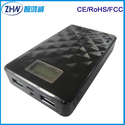 High Capacity LCD Display Tablet Charger 15000mAh Power Bank