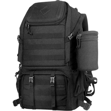 Custom Logo Digital Camera Backpack with Mesh Compartment and Waterproof Travel Hiking Bag