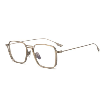 Titanium Rectangle Designer Silver Frame Glasses Online