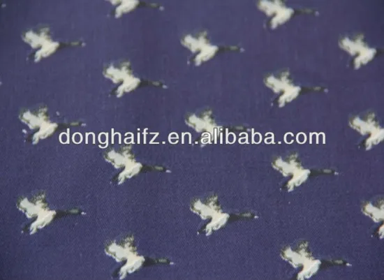birds design poly/cotton fabric for making pants