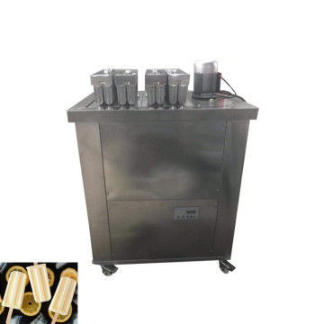 Stainless Steel 2 Mold Ice Cream Popsicle Making Machine