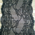 Nylon nero Spandex Sexy Lace Trim per biancheria