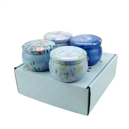 Wholesale Aromatherapy Fragrance Soy Wax Tin Candles
