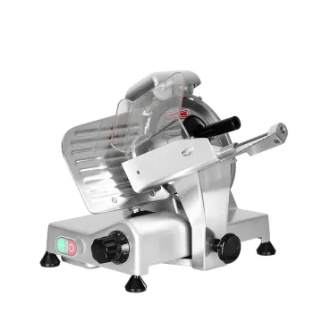 Commercial Kitchen Food Processor Equipment Semi-Automatic Frozen Meat Cutter Slicer 300mm