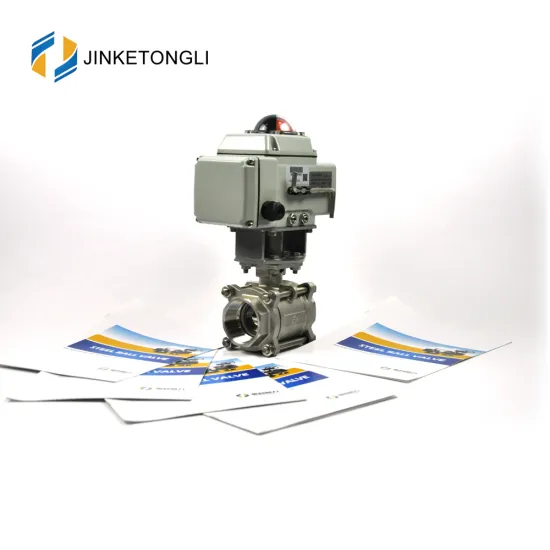 JKTLEB034 electrically actuated galvanized remote control ball valve