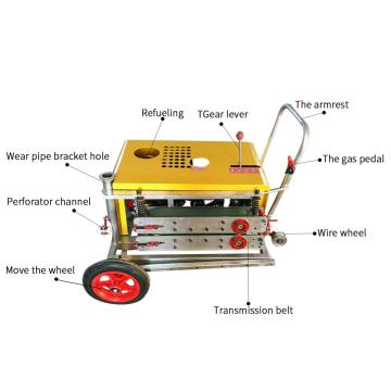 Cavo ottico del trattore cavo che tira e spinge gli strumenti di posa del cavo elettrico della macchina