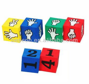 foam dice EVA dice number toys funny dice dice game