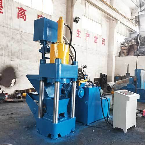 Vertical Briquette Press for Aluminum Shaving Chips