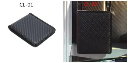Carbon fiber commercial men wallet
